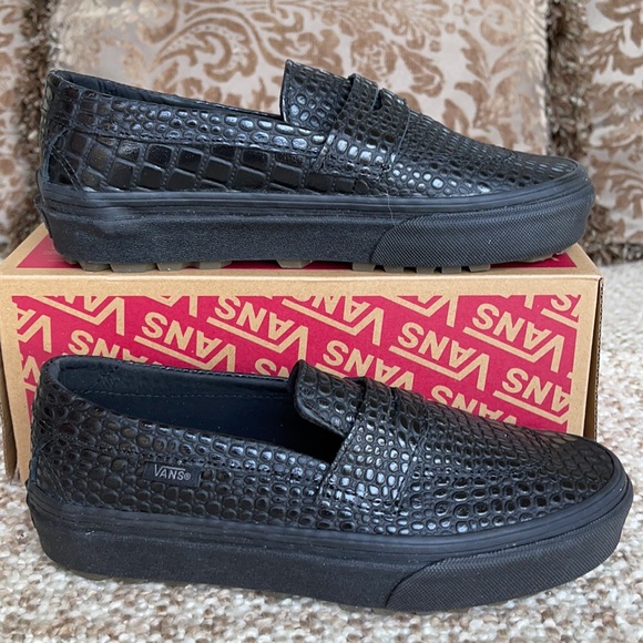 Vans Shoes - Vans Style 53 Dx Patent Croc Black/Black WMNS